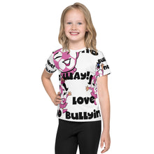 Load image into Gallery viewer, Score Pink Girls&#39; All-Over Print crew neck t-shirt
