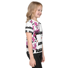 Load image into Gallery viewer, Score Pink Girls&#39; All-Over Print crew neck t-shirt
