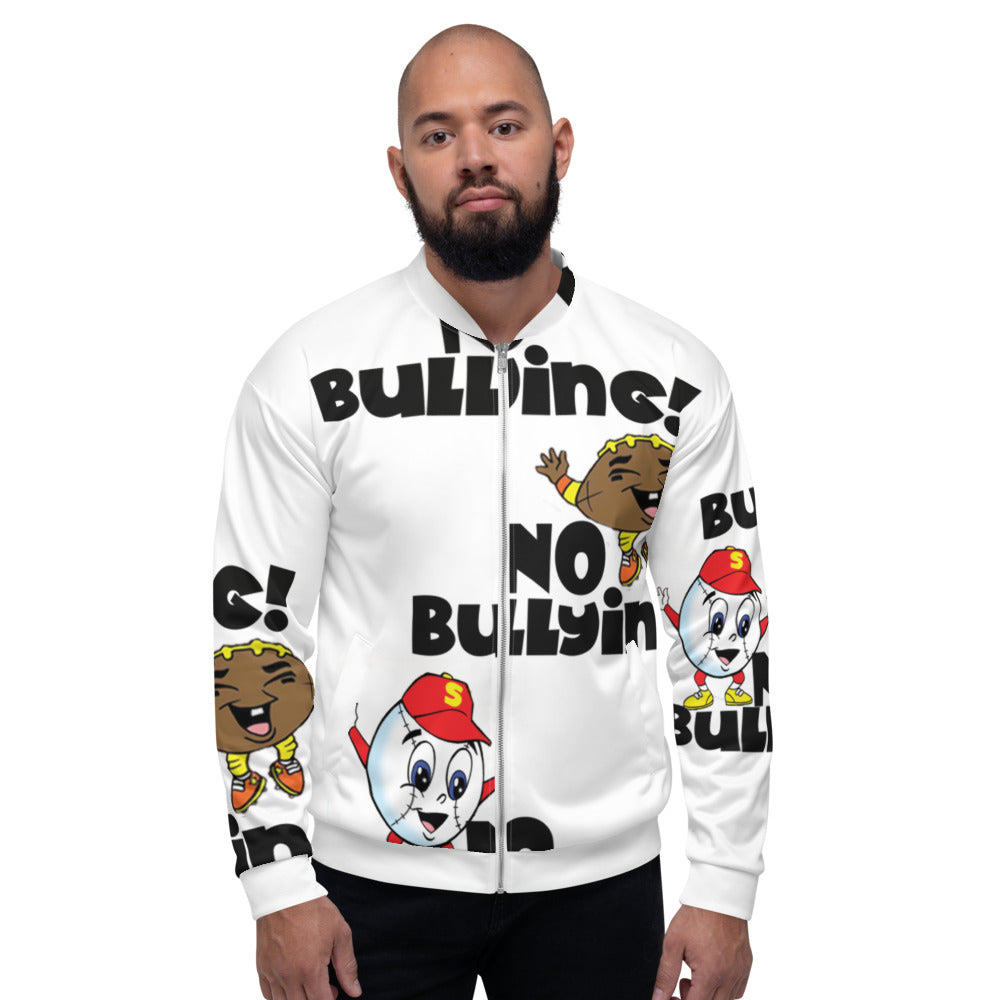 No Bullying Unisex Bomber Jacket