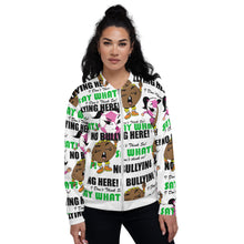 Load image into Gallery viewer, No Bullying Here! Women&#39;s Bomber Jacket
