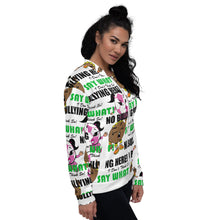 Load image into Gallery viewer, No Bullying Here! Women&#39;s Bomber Jacket
