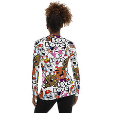 Load image into Gallery viewer, Love Faces! Women&#39;s Rash Guard
