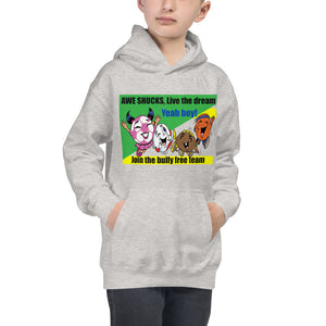 Awe Shuck Live the Dream! Unisex Cozy Kids Hoodie