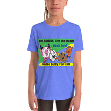 Load image into Gallery viewer, Awe Shucks, Live the dream! Unisex Youth Short Sleeve T-Shirt
