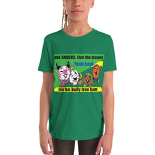 Load image into Gallery viewer, Awe Shucks, Live the dream! Unisex Youth Short Sleeve T-Shirt
