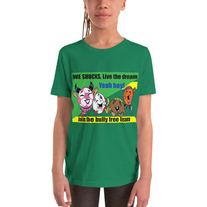 Awe Shucks, Live the dream! Unisex Youth Short Sleeve T-Shirt