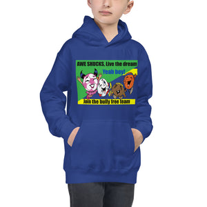 Awe Shuck Live the Dream! Unisex Cozy Kids Hoodie