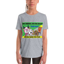 Load image into Gallery viewer, Awe Shucks, Live the dream! Unisex Youth Short Sleeve T-Shirt
