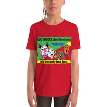 Load image into Gallery viewer, Awe Shucks, Live the dream! Unisex Youth Short Sleeve T-Shirt
