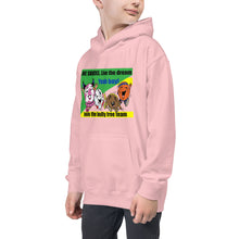 Load image into Gallery viewer, Awe Shuck Live the Dream! Unisex Cozy Kids Hoodie
