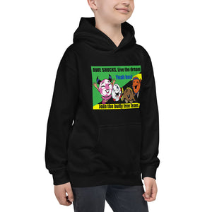 Awe Shuck Live the Dream! Unisex Cozy Kids Hoodie