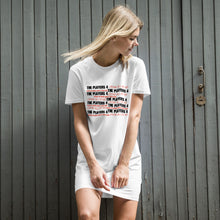 Load image into Gallery viewer, Fierce in More Than One Way! Organic cotton t-shirt dress
