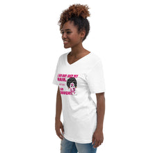 Load image into Gallery viewer, I Am Not Just My Hair! Short Sleeve V-Neck T-Shirt
