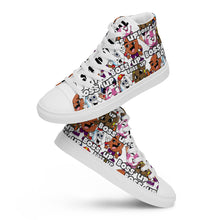 Load image into Gallery viewer, Boss Up! Women’s High Top Canvas Sneakers
