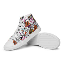 Load image into Gallery viewer, Boss Up! Women’s High Top Canvas Sneakers
