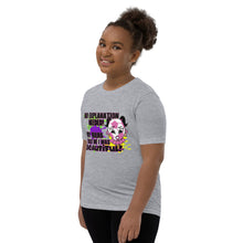 Load image into Gallery viewer, I&#39;m Beautiful! Girls&#39; Short Sleeve T-Shirt
