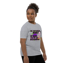 Load image into Gallery viewer, I&#39;m Beautiful! Girls&#39; Short Sleeve T-Shirt
